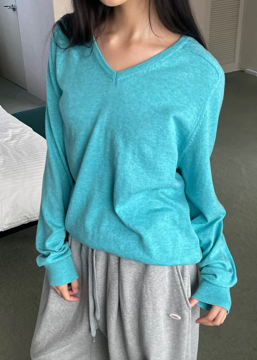 ANOTHER AVENUE東大門直郵女裝新品人氣熱賣時尚針織衫V領ANOTHER AVENUE針織衫