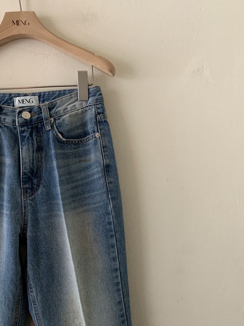 MENG東大門實拍女士新品人氣真品熱賣推薦26春夏休閑牛仔褲MENG牛仔褲