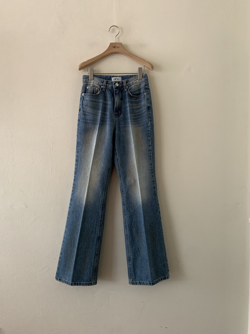 MENG東大門實拍女士新品人氣真品熱賣推薦26春夏休閑牛仔褲MENG牛仔褲圖色1