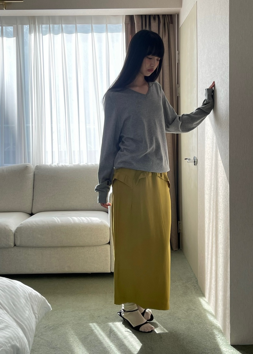 ANOTHER AVENUE韓國直郵女裝新品熱賣推薦職業休閑真品長裙ANOTHER AVENUE長裙