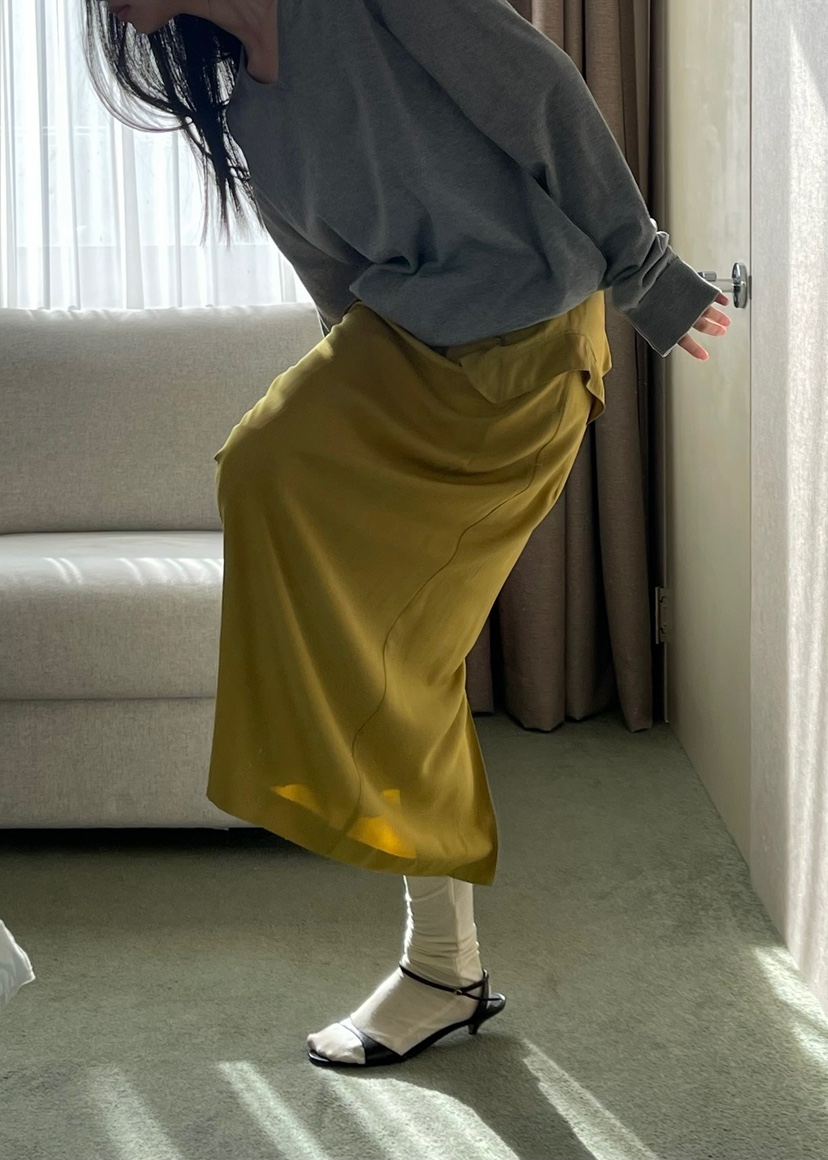 ANOTHER AVENUE韓國直郵女裝新品熱賣推薦職業休閑真品長裙ANOTHER AVENUE長裙