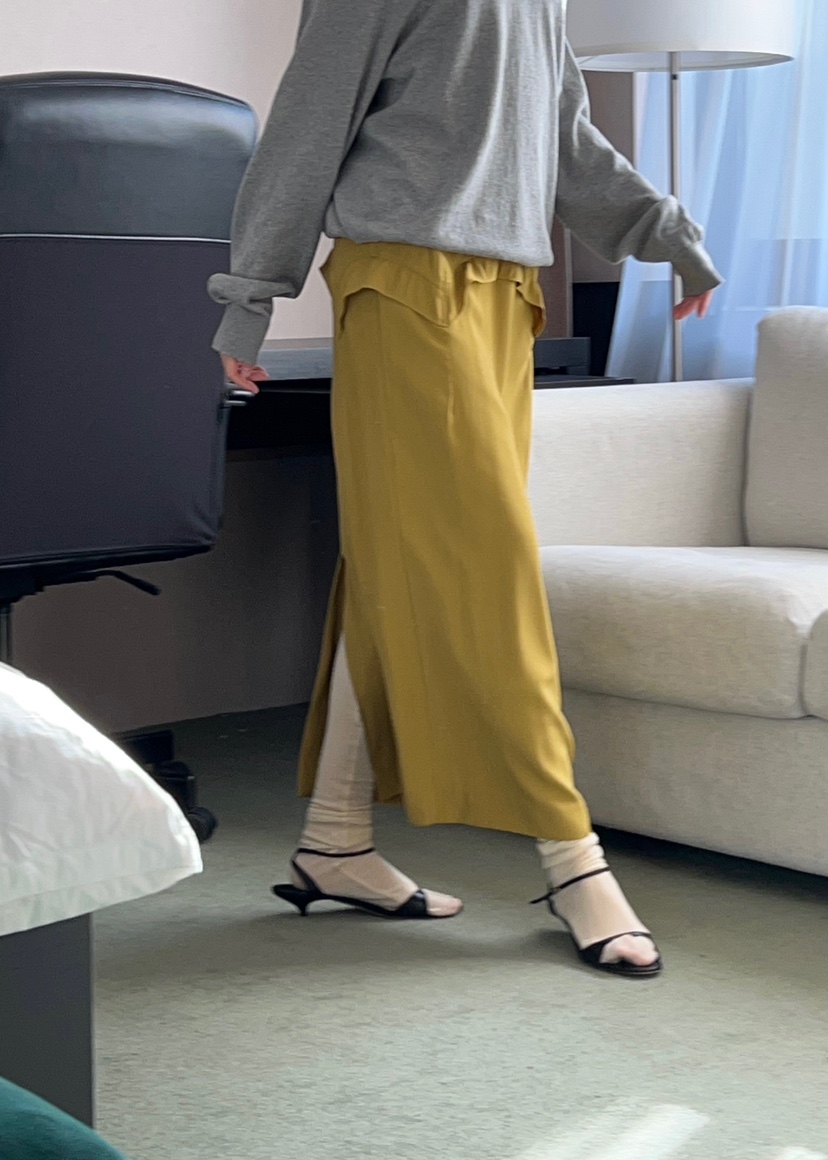 ANOTHER AVENUE韓國直郵女裝新品熱賣推薦職業休閑真品長裙ANOTHER AVENUE長裙