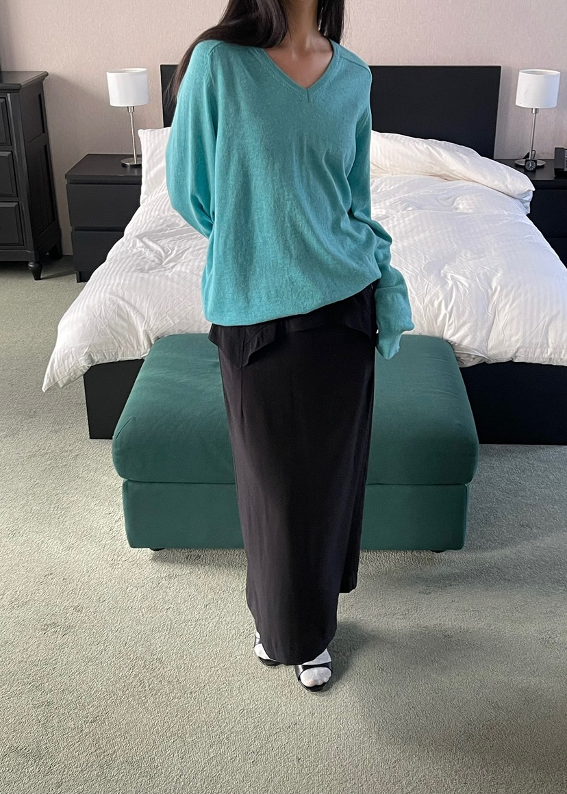 ANOTHER AVENUE韓國直郵女裝新品熱賣推薦職業休閑真品長裙ANOTHER AVENUE長裙