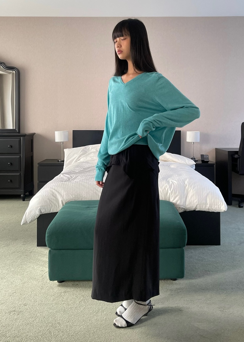 ANOTHER AVENUE韓國直郵女裝新品熱賣推薦職業休閑真品長裙ANOTHER AVENUE長裙