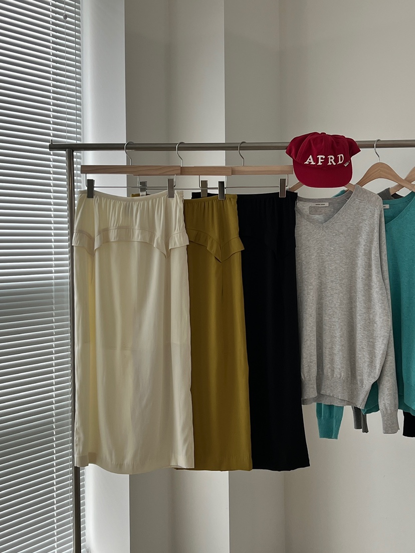 ANOTHER AVENUE韓國直郵女裝新品熱賣推薦職業休閑真品長裙ANOTHER AVENUE長裙