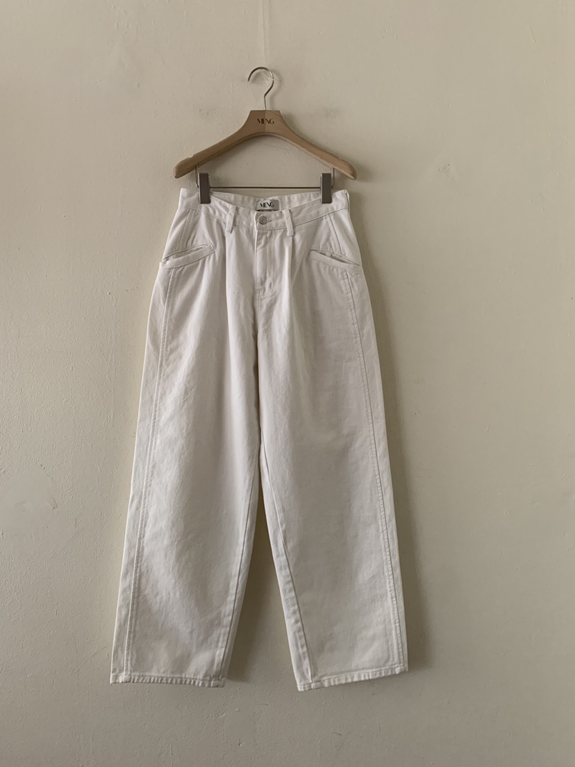 MENG韓國代購女裝新品26春夏熱賣時尚真品職業人氣牛仔褲MENG牛仔褲