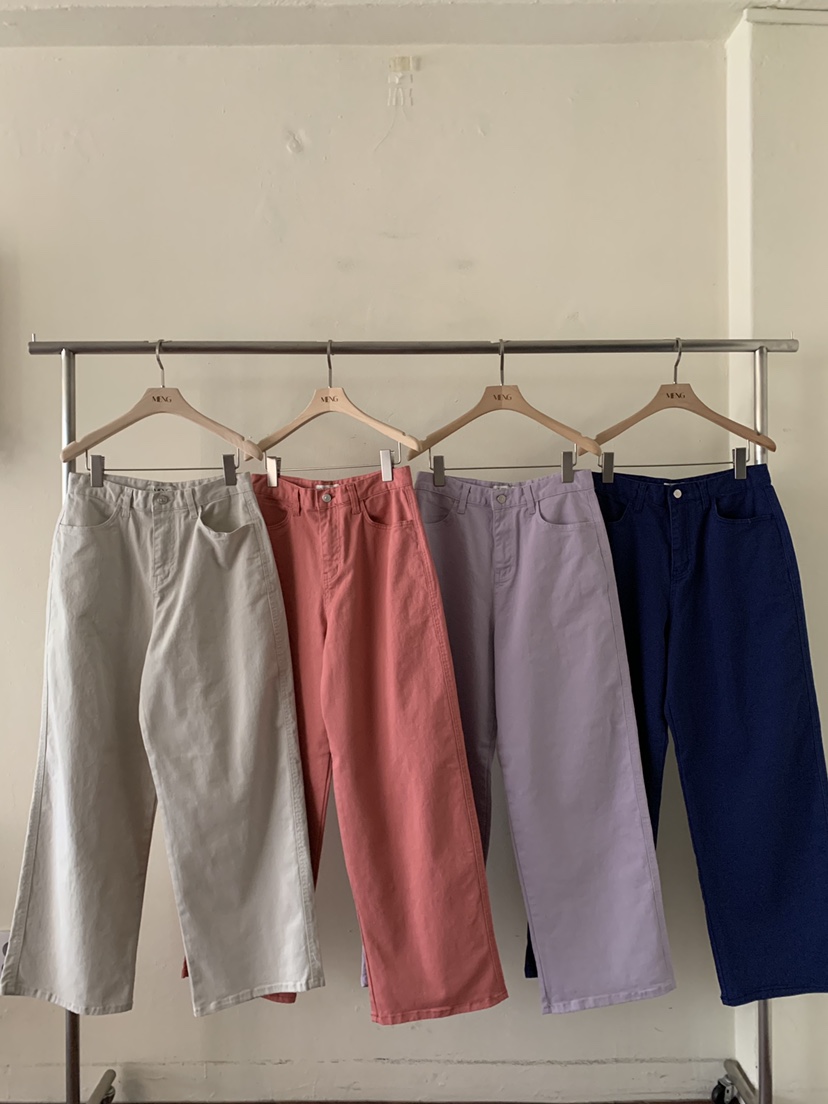 MENG東大門直郵女士新款時尚職業推薦休閑26春夏人氣牛仔褲MENG牛仔褲