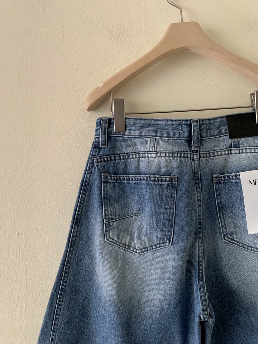MENG韓國代購女裝新品熱賣真品休閑26春夏推薦時尚牛仔褲MENG牛仔褲