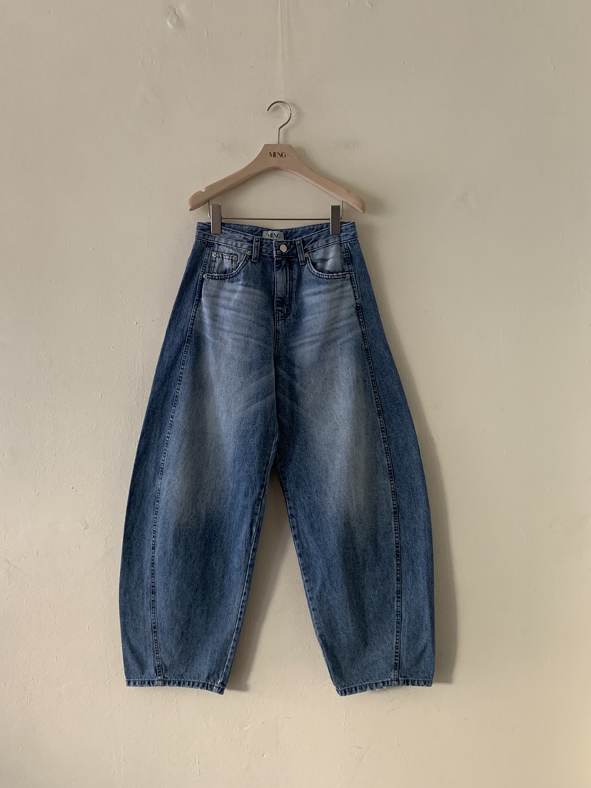 MENG韓國代購女裝新品熱賣真品休閑26春夏推薦時尚牛仔褲MENG牛仔褲圖色1