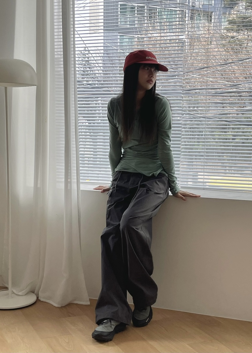 ANOTHER AVENUE東大門直郵女裝新款熱賣休閑褲斜紋棉布口袋ANOTHER AVENUE休閑褲