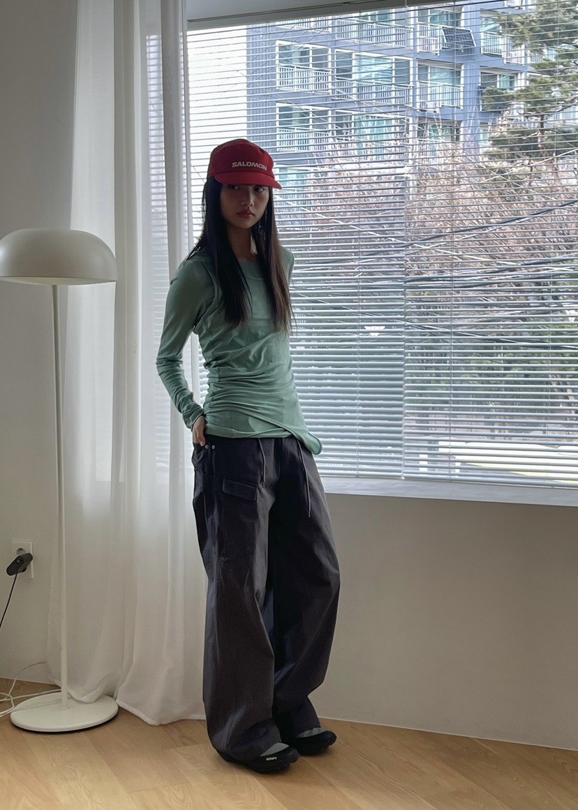 ANOTHER AVENUE東大門直郵女裝新款熱賣休閑褲斜紋棉布口袋ANOTHER AVENUE休閑褲