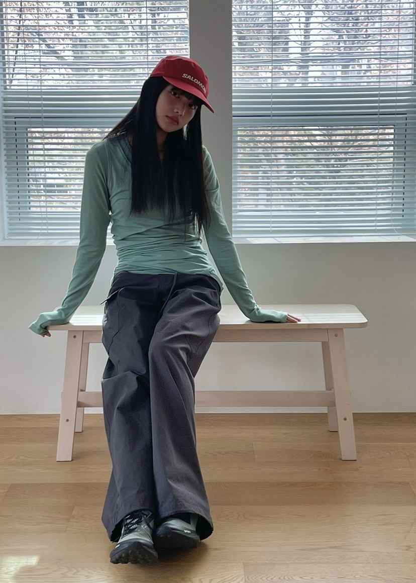 ANOTHER AVENUE東大門直郵女裝新款熱賣休閑褲斜紋棉布口袋ANOTHER AVENUE休閑褲