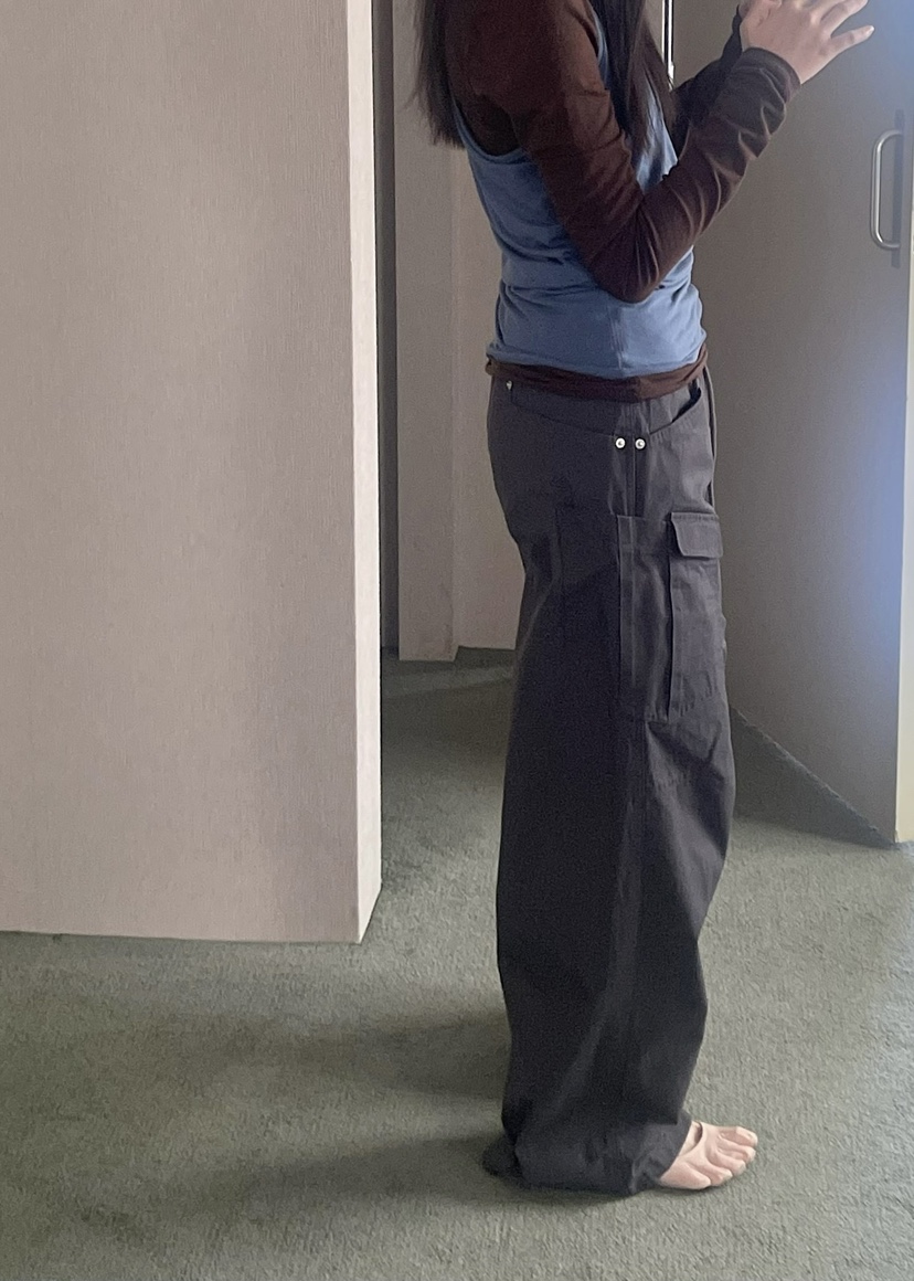 ANOTHER AVENUE東大門直郵女裝新款熱賣休閑褲斜紋棉布口袋ANOTHER AVENUE休閑褲