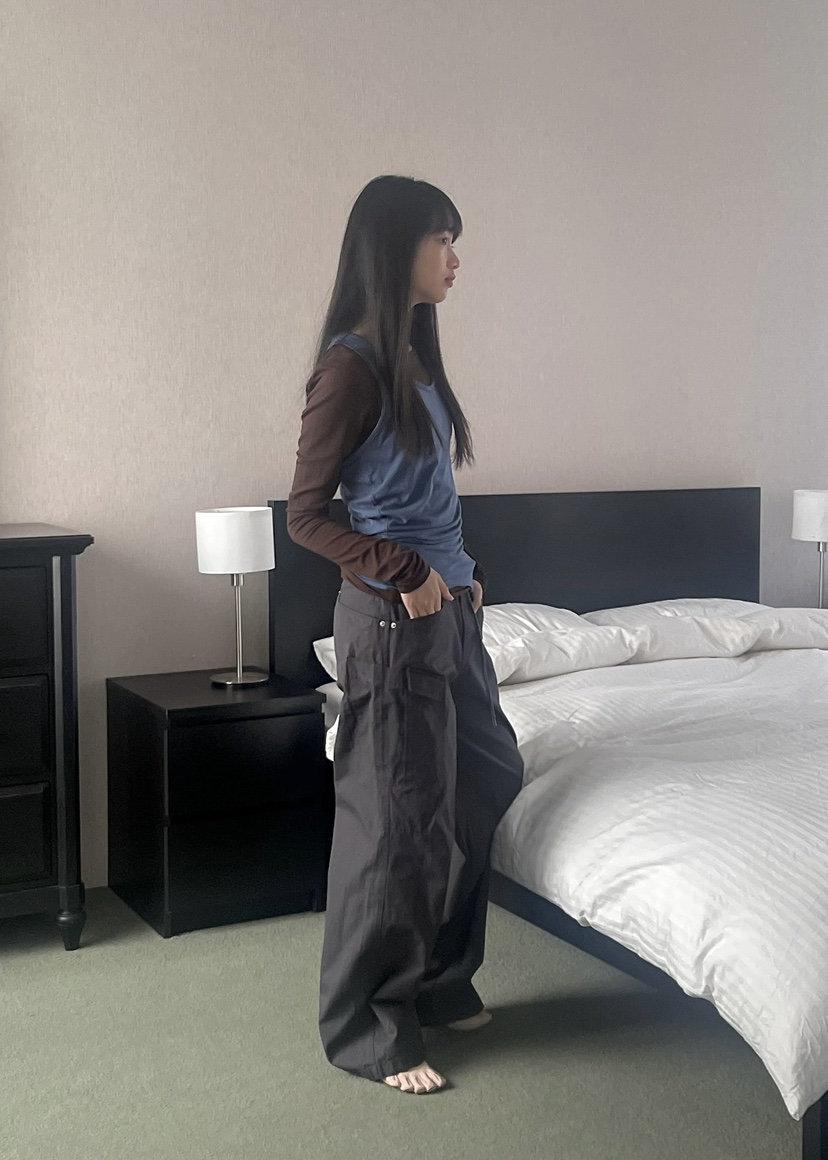 ANOTHER AVENUE東大門直郵女裝新款熱賣休閑褲斜紋棉布口袋ANOTHER AVENUE休閑褲