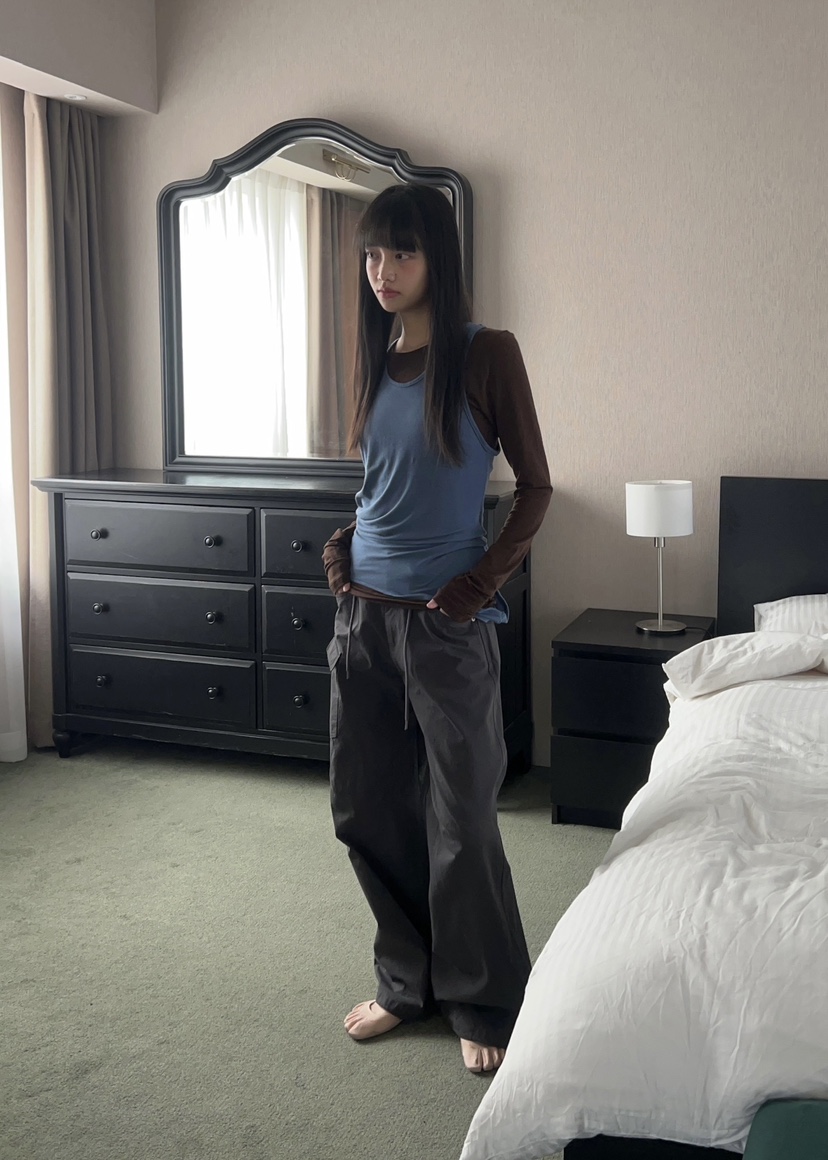 ANOTHER AVENUE東大門直郵女裝新款熱賣休閑褲斜紋棉布口袋ANOTHER AVENUE休閑褲