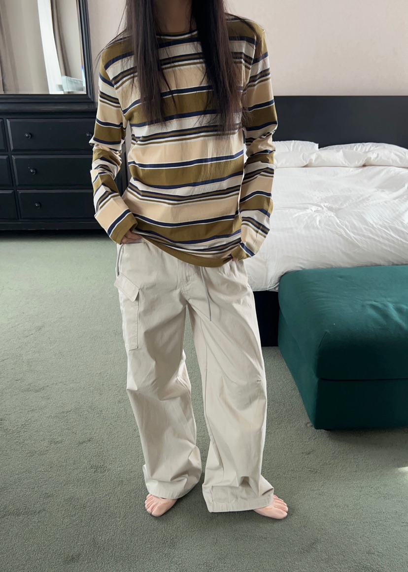 ANOTHER AVENUE東大門直郵女裝新款熱賣休閑褲斜紋棉布口袋ANOTHER AVENUE休閑褲