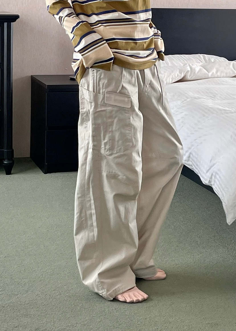 ANOTHER AVENUE東大門直郵女裝新款熱賣休閑褲斜紋棉布口袋ANOTHER AVENUE休閑褲