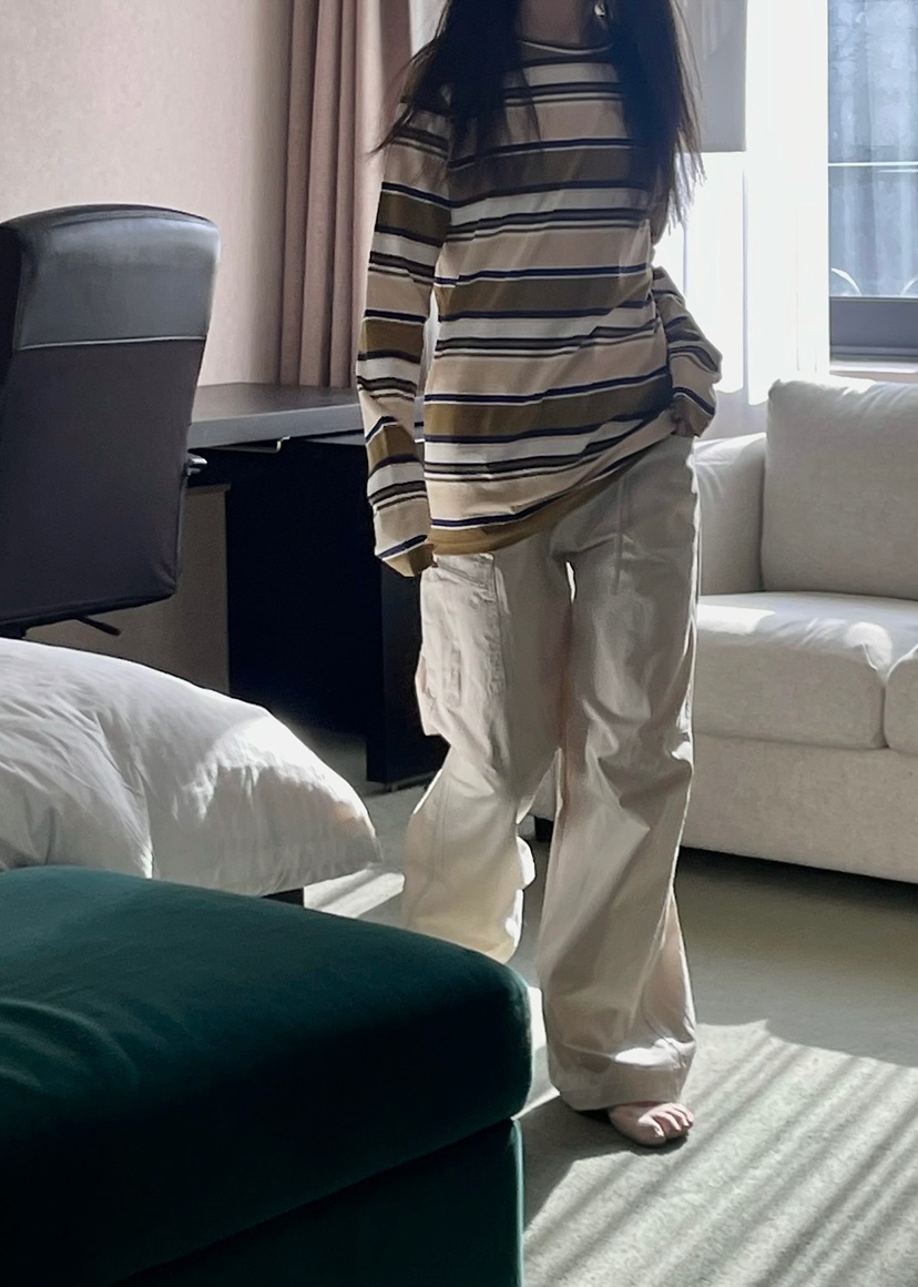 ANOTHER AVENUE東大門直郵女裝新款熱賣休閑褲斜紋棉布口袋ANOTHER AVENUE休閑褲