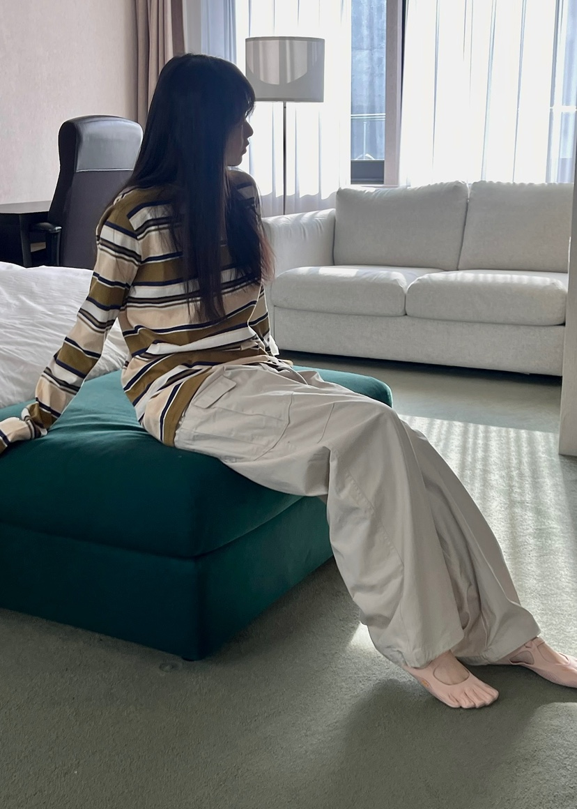 ANOTHER AVENUE東大門直郵女裝新款熱賣休閑褲斜紋棉布口袋ANOTHER AVENUE休閑褲