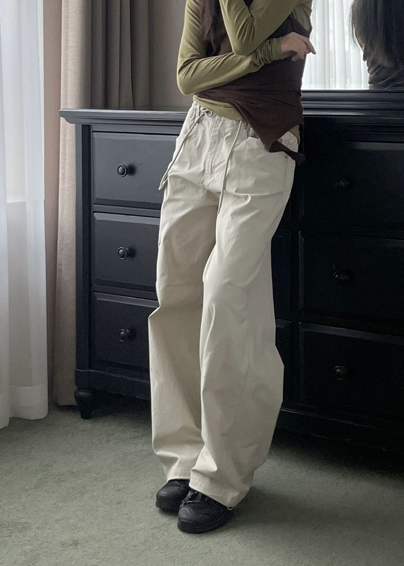 ANOTHER AVENUE東大門直郵女裝新款熱賣休閑褲斜紋棉布口袋ANOTHER AVENUE休閑褲