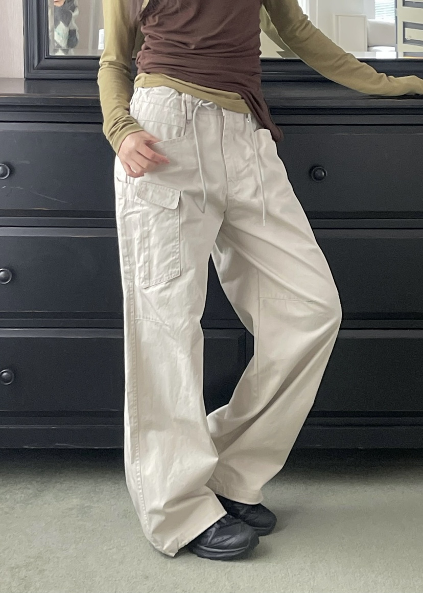 ANOTHER AVENUE東大門直郵女裝新款熱賣休閑褲斜紋棉布口袋ANOTHER AVENUE休閑褲