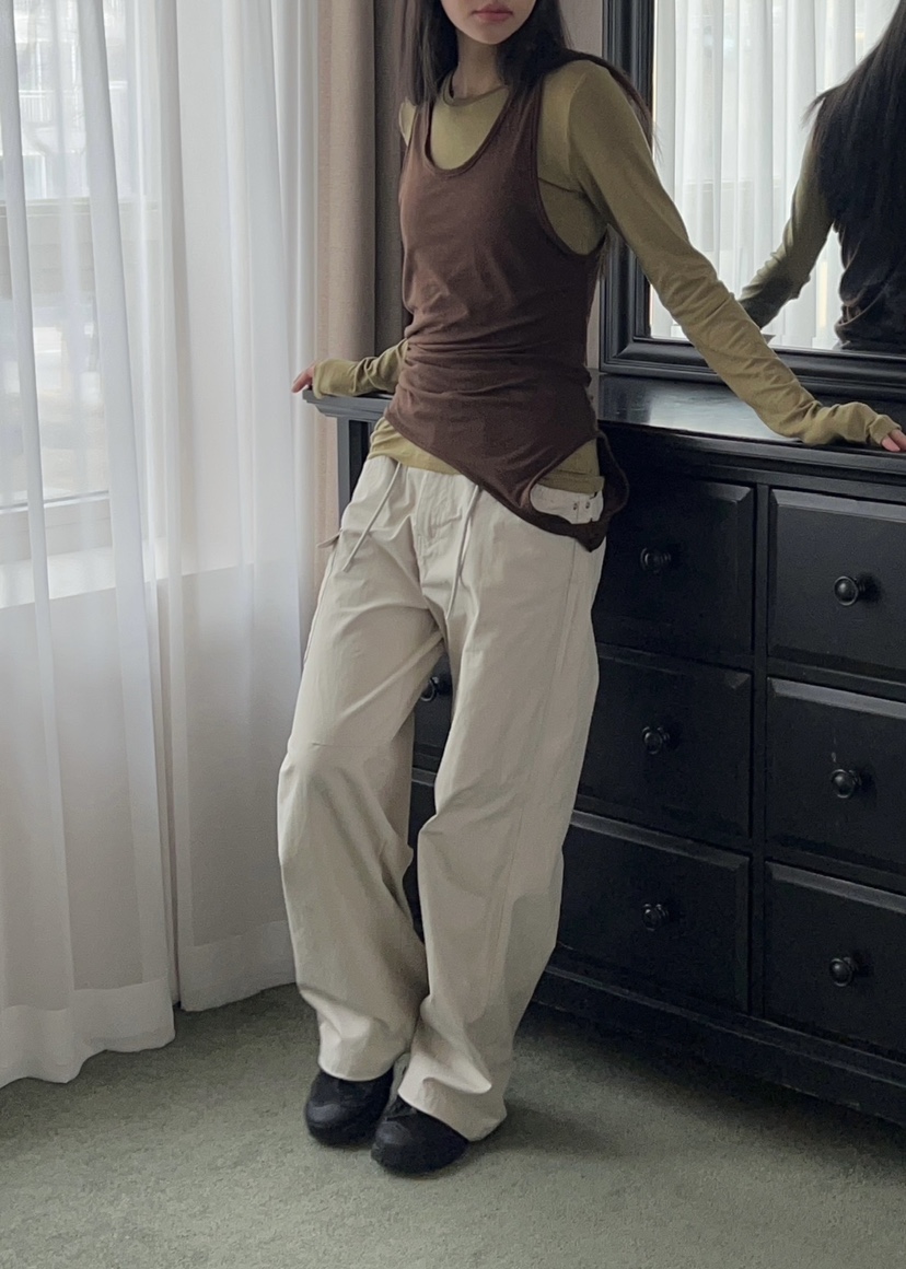 ANOTHER AVENUE東大門直郵女裝新款熱賣休閑褲斜紋棉布口袋ANOTHER AVENUE休閑褲