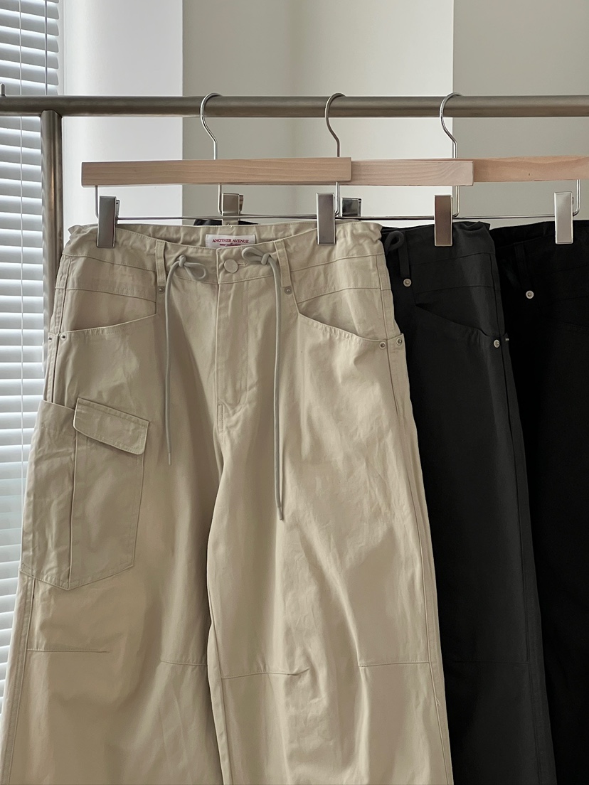 ANOTHER AVENUE東大門直郵女裝新款熱賣休閑褲斜紋棉布口袋ANOTHER AVENUE休閑褲