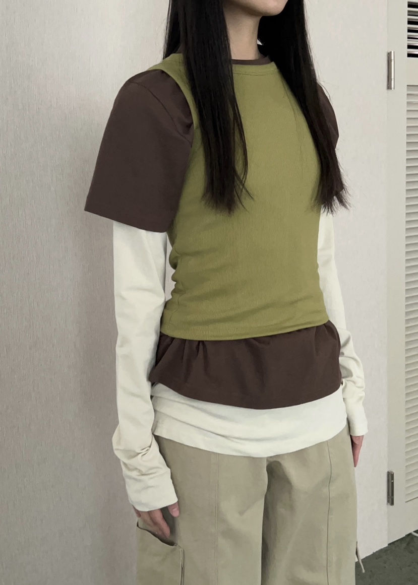 ANOTHER AVENUE東大門實拍女裝新款人氣時尚真品長袖T恤ANOTHER AVENUE長袖T恤