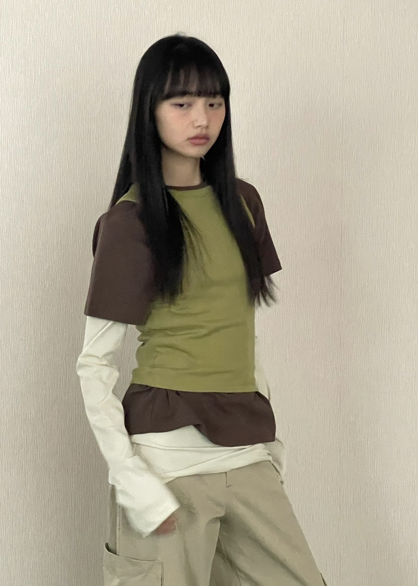 ANOTHER AVENUE東大門實拍女裝新款人氣時尚真品長袖T恤ANOTHER AVENUE長袖T恤