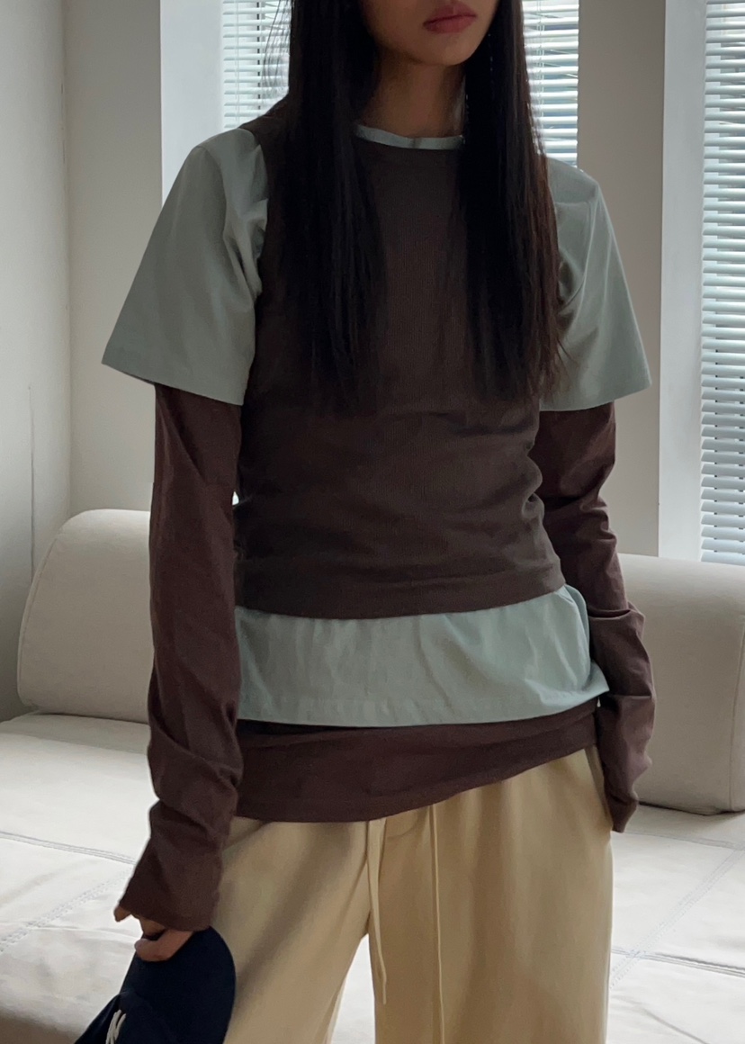 ANOTHER AVENUE東大門實拍女裝新款人氣時尚真品長袖T恤ANOTHER AVENUE長袖T恤