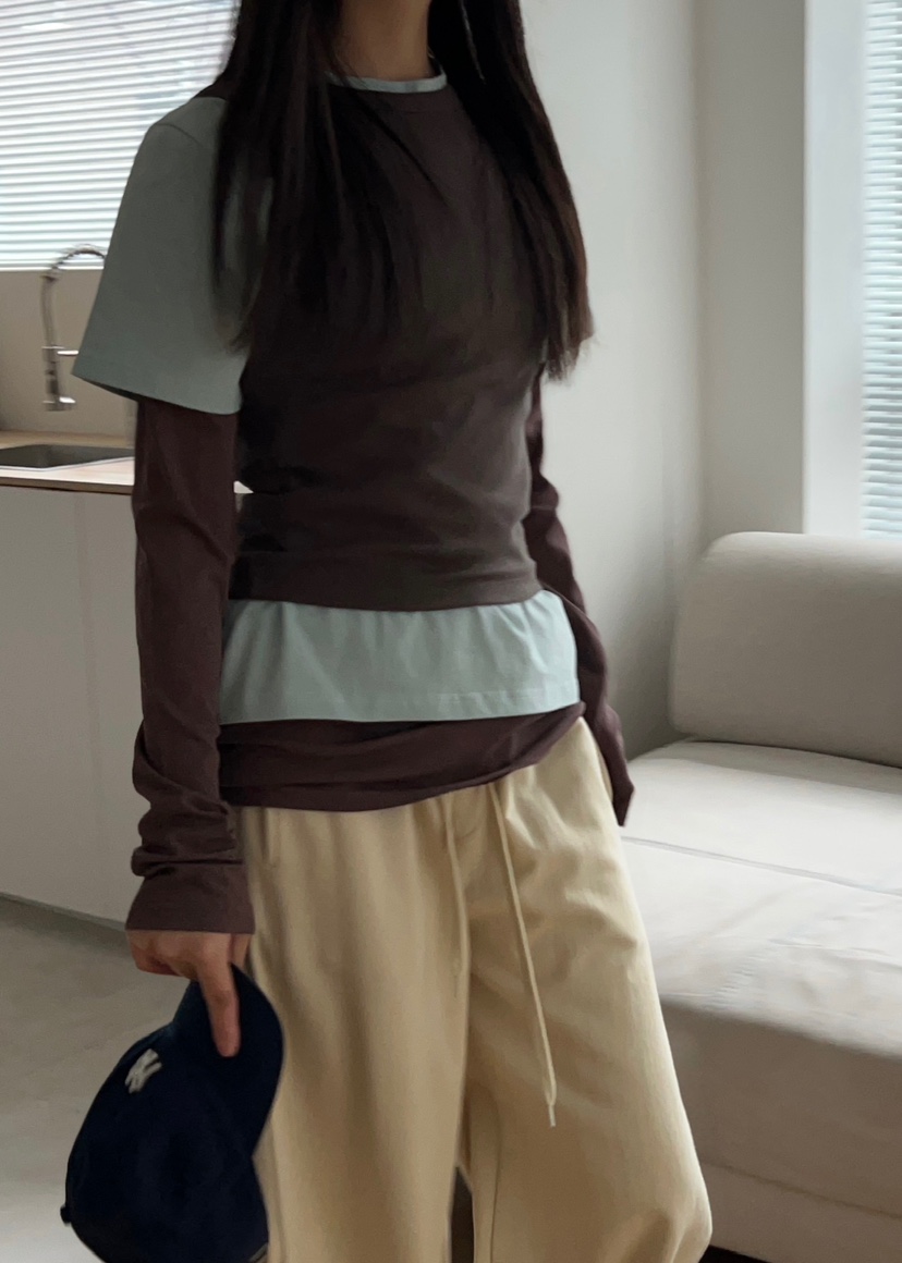 ANOTHER AVENUE東大門實拍女裝新款人氣時尚真品長袖T恤ANOTHER AVENUE長袖T恤