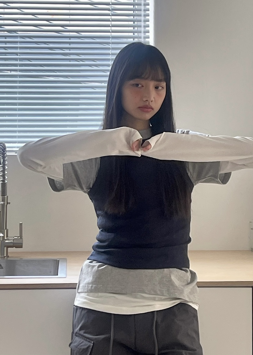 ANOTHER AVENUE東大門實拍女裝新款人氣時尚真品長袖T恤ANOTHER AVENUE長袖T恤