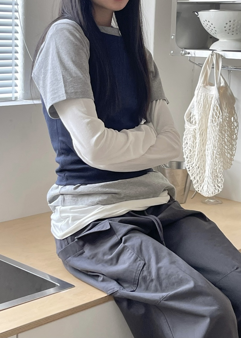 ANOTHER AVENUE東大門實拍女裝新款人氣時尚真品長袖T恤ANOTHER AVENUE長袖T恤