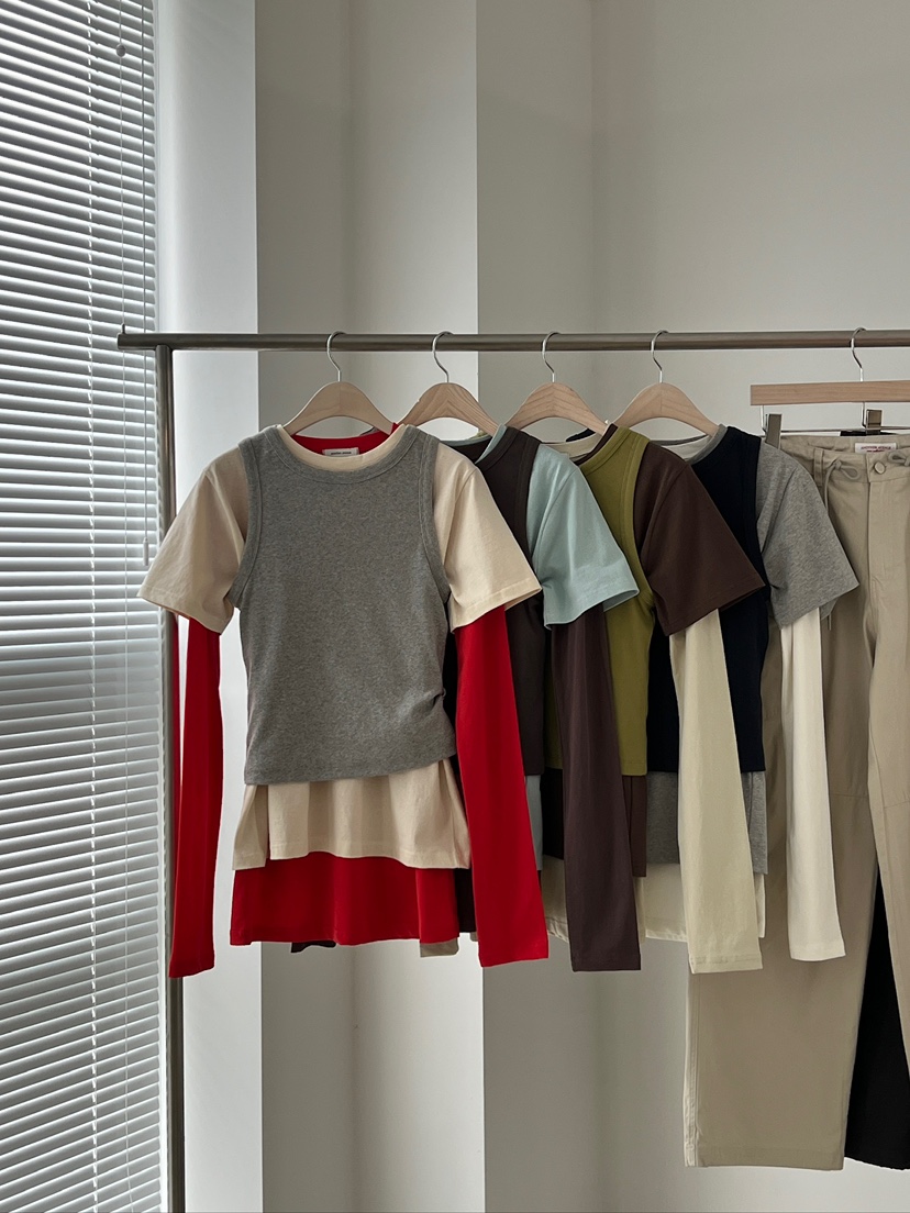 ANOTHER AVENUE東大門實拍女裝新款人氣時尚真品長袖T恤ANOTHER AVENUE長袖T恤