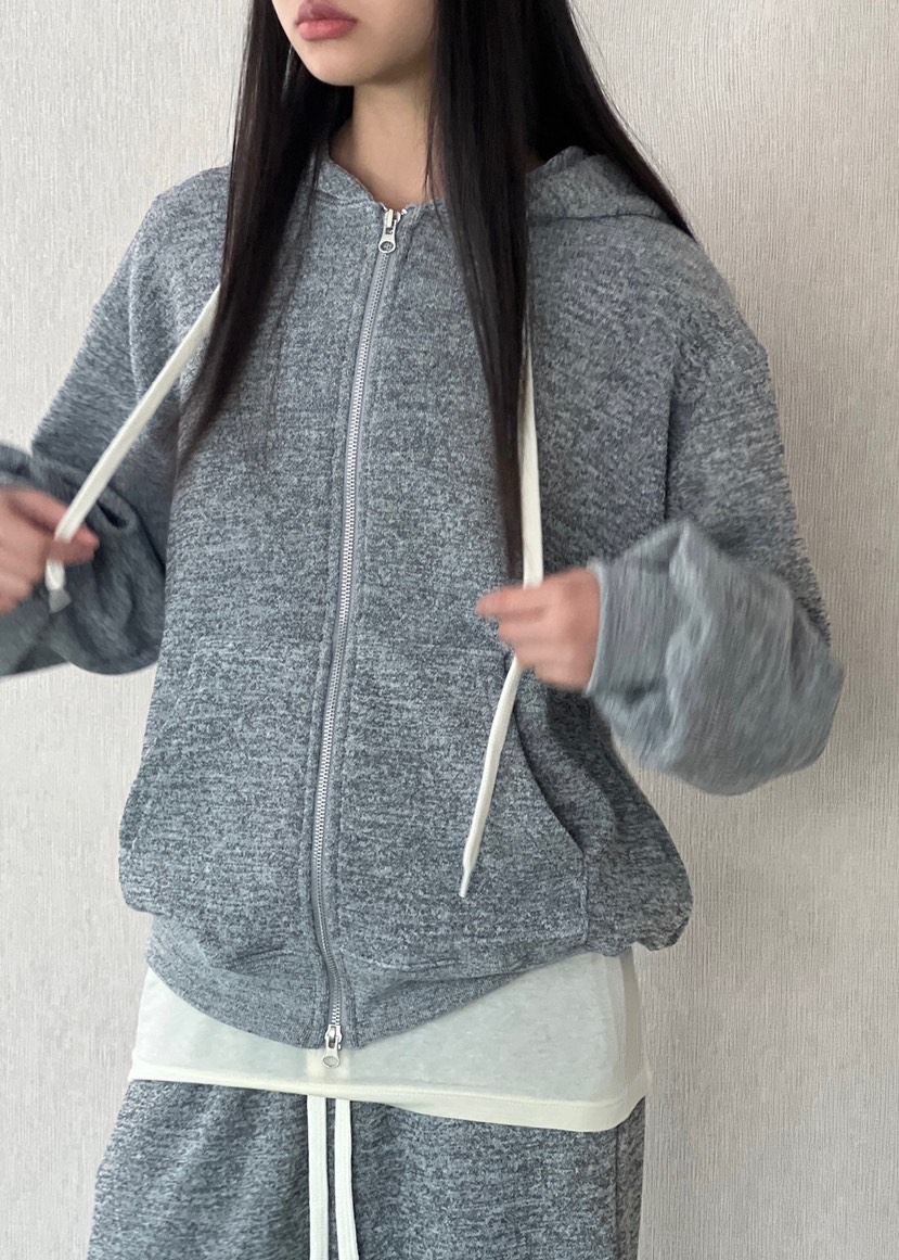 ANOTHER AVENUE韓國代購女士新品職業26春夏夾克連帽拉鏈衫ANOTHER AVENUE夾克