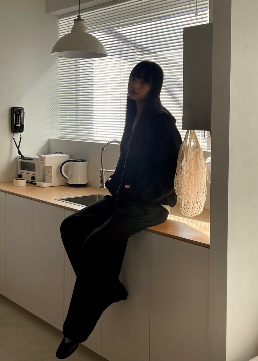 ANOTHER AVENUE韓國代購女士新品職業26春夏夾克連帽拉鏈衫ANOTHER AVENUE夾克