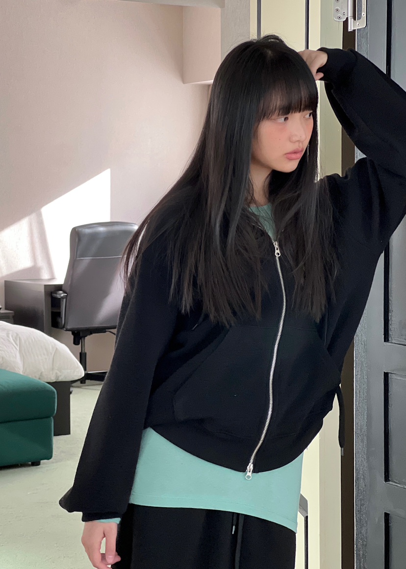 ANOTHER AVENUE韓國代購女士新品職業26春夏夾克連帽拉鏈衫ANOTHER AVENUE夾克