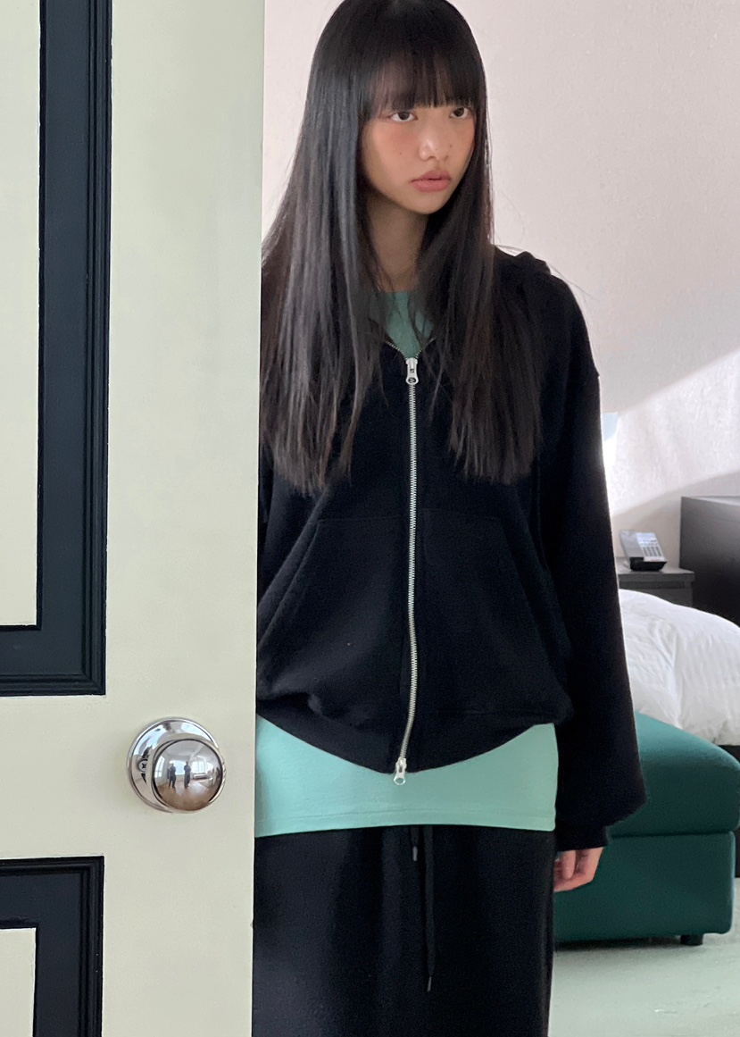 ANOTHER AVENUE韓國代購女士新品職業26春夏夾克連帽拉鏈衫ANOTHER AVENUE夾克