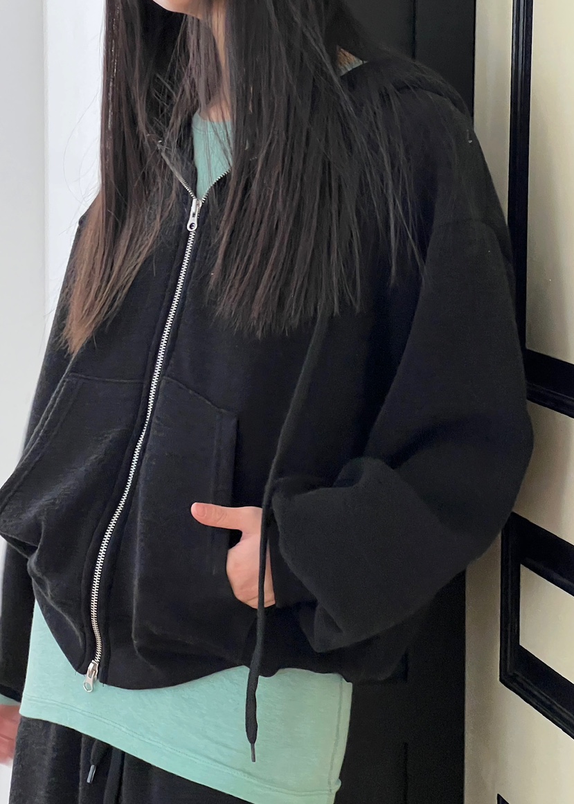 ANOTHER AVENUE韓國代購女士新品職業26春夏夾克連帽拉鏈衫ANOTHER AVENUE夾克