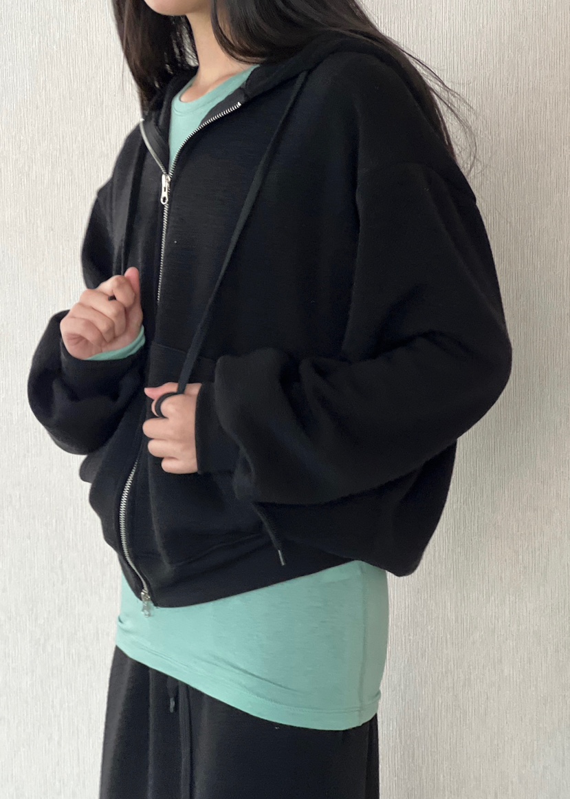 ANOTHER AVENUE韓國代購女士新品職業26春夏夾克連帽拉鏈衫ANOTHER AVENUE夾克