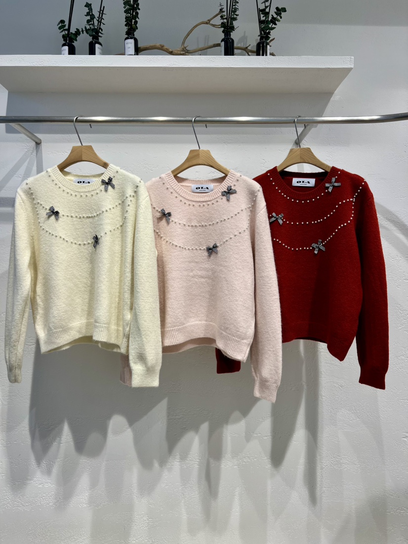 OLA東大門直郵女士新款熱賣26春夏推薦時尚人氣真品針織衫mellor/OLA針織衫