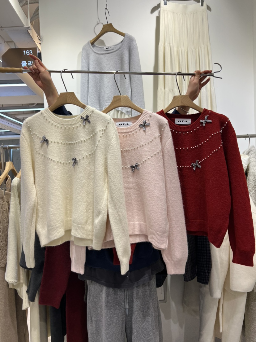 OLA東大門直郵女士新款熱賣26春夏推薦時尚人氣真品針織衫mellor/OLA針織衫