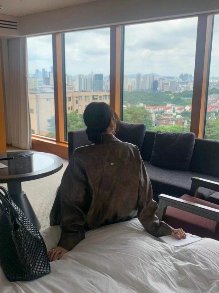 STAY HERE東大門直郵女裝新品26春夏真品推薦熱賣夾克皮革STAY HERE夾克