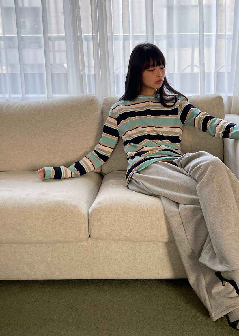 ANOTHER AVENUE韓國代購女士新款職業熱賣真品推薦長袖T恤ANOTHER AVENUE長袖T恤