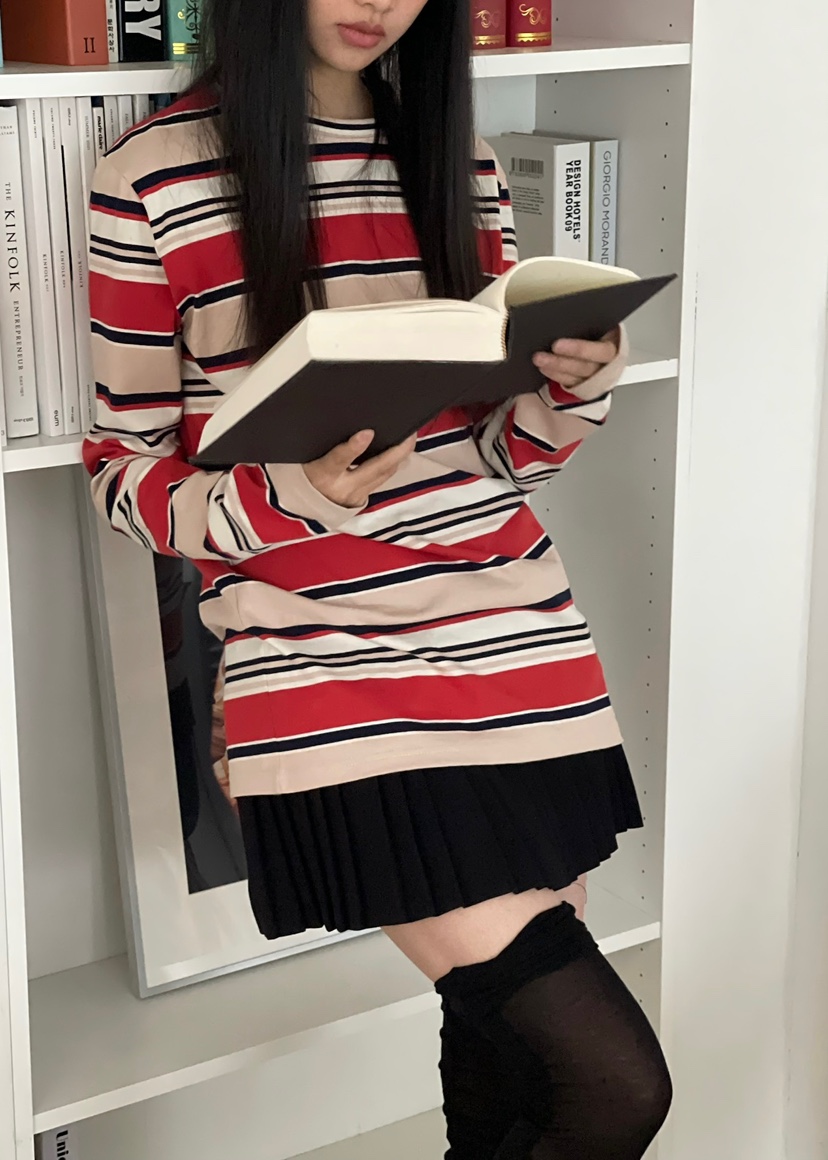 ANOTHER AVENUE韓國代購女士新款職業熱賣真品推薦長袖T恤ANOTHER AVENUE長袖T恤