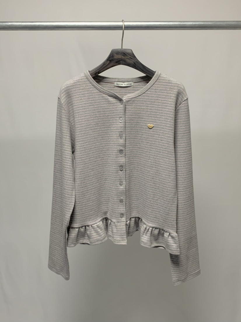 BEFORE SUNRISE東大門直郵女裝新品職業26春夏推薦長袖T恤BEFORE SUNRISE長袖T恤圖色1