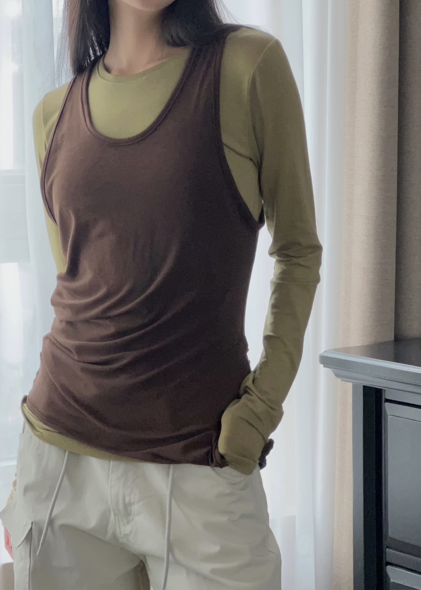 ANOTHER AVENUE東大門實拍女裝新款休閑26春夏人氣長袖T恤ANOTHER AVENUE長袖T恤