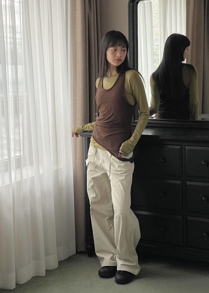 ANOTHER AVENUE東大門實拍女裝新款休閑26春夏人氣長袖T恤ANOTHER AVENUE長袖T恤