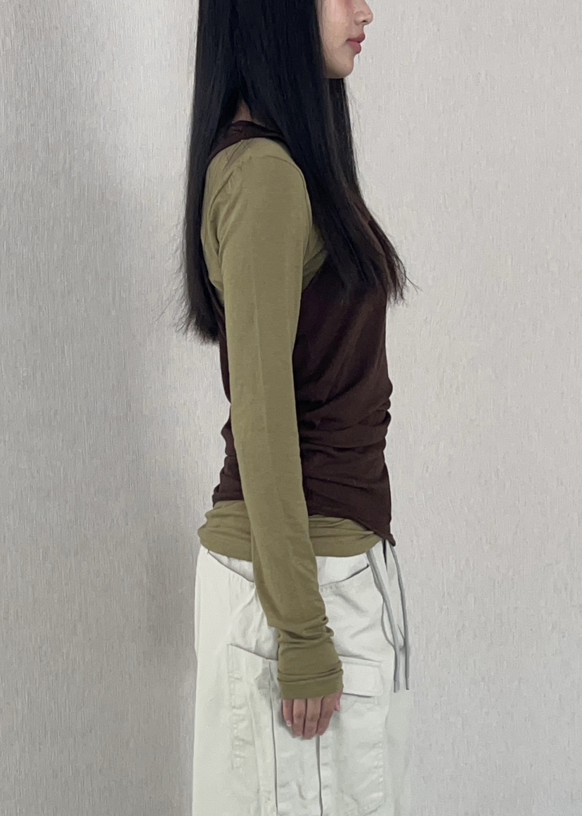 ANOTHER AVENUE東大門實拍女裝新款休閑26春夏人氣長袖T恤ANOTHER AVENUE長袖T恤