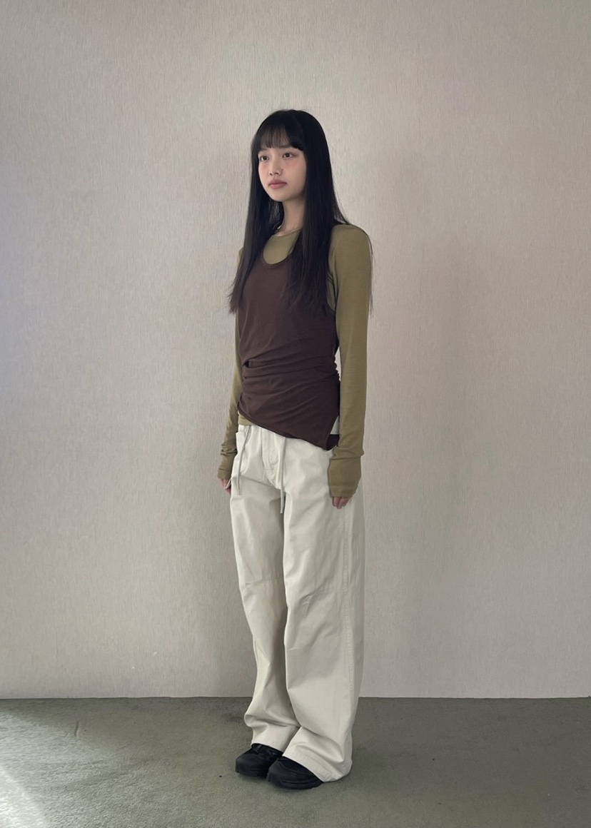 ANOTHER AVENUE東大門實拍女裝新款休閑26春夏人氣長袖T恤ANOTHER AVENUE長袖T恤